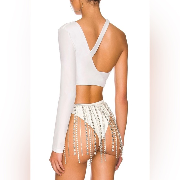 Camilla Coelho Penny rhinestone skirt / festival skirt gold - Picture 4 of 15